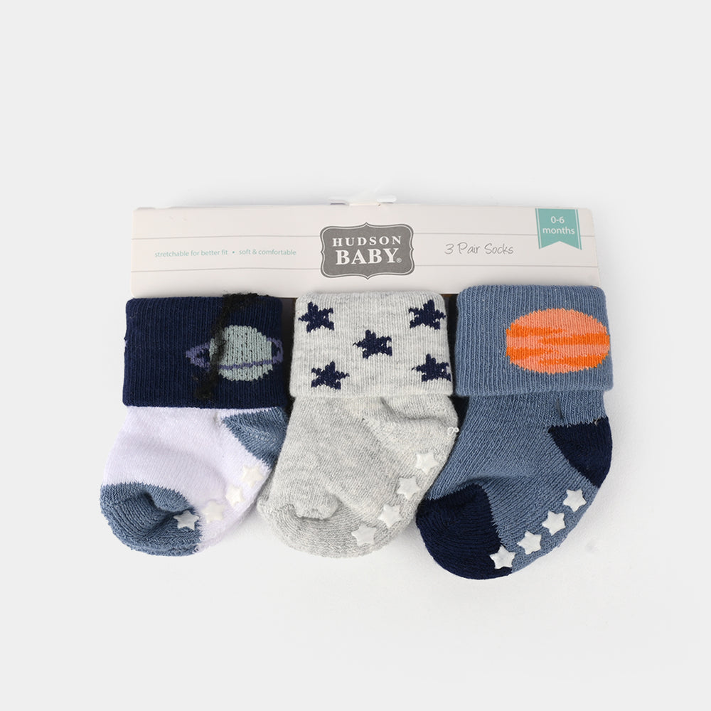 Infant Baby 3 Pair Socks | 0-12M