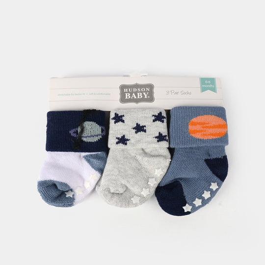 Infant Baby 3 Pair Socks | 0-12M