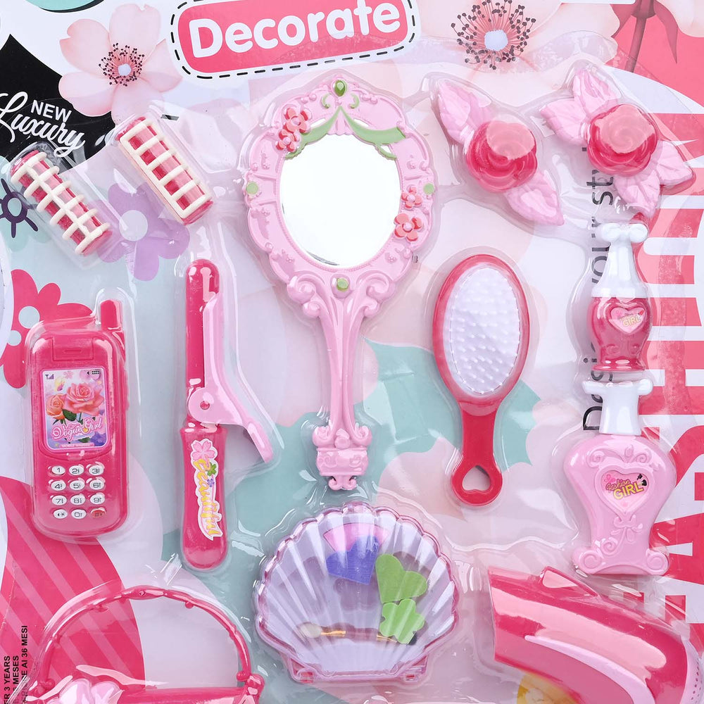 Makeup & Hairstyling Toy Kit for Girls