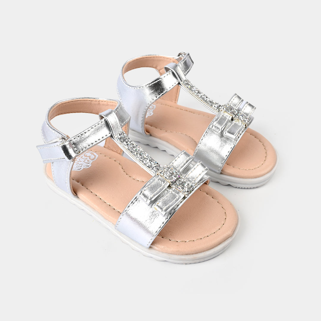 Girls Sandal 456-98-SILVER