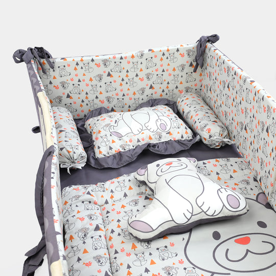 Bear & Monkey Cot Bedding Set
