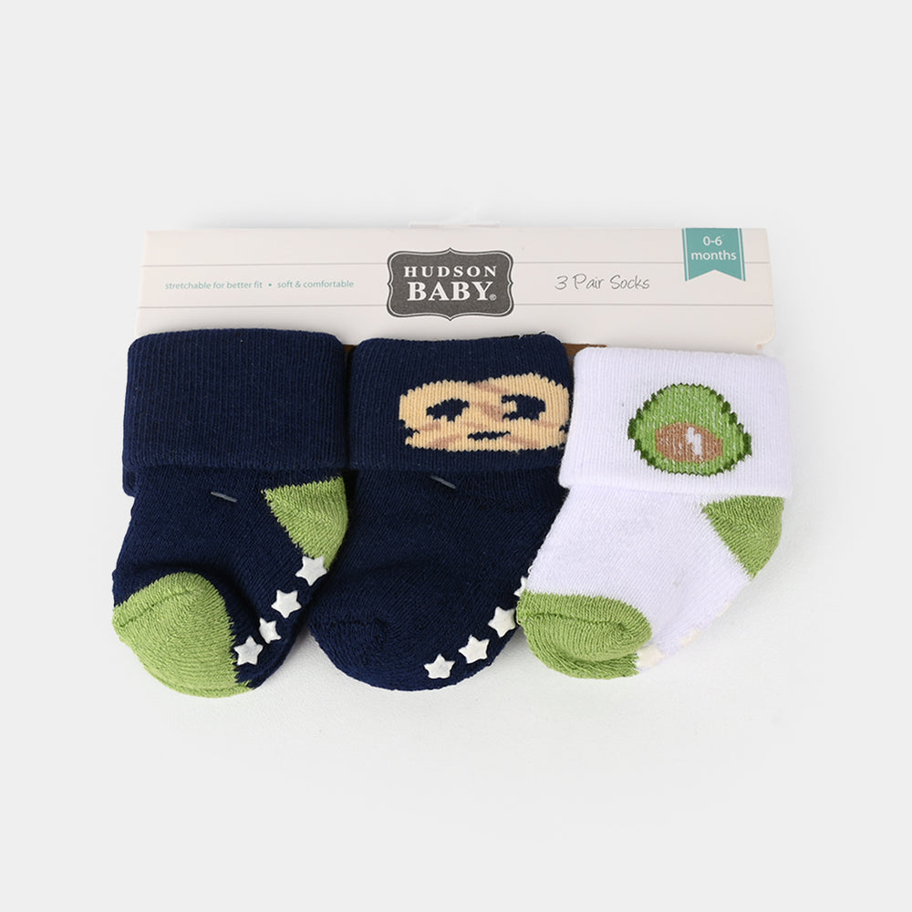 Infant Baby 3 Pair Socks | 0-12M