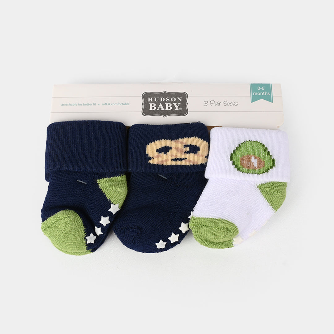 Infant Baby 3 Pair Socks | 0-12M