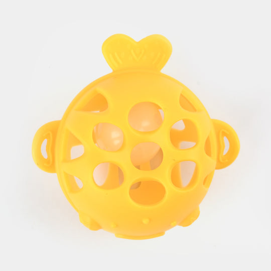 Rattle & Teether | Yellow