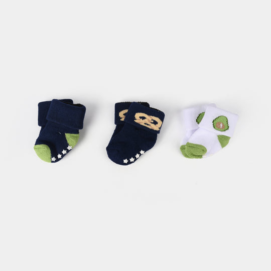 Infant Baby 3 Pair Socks | 0-12M