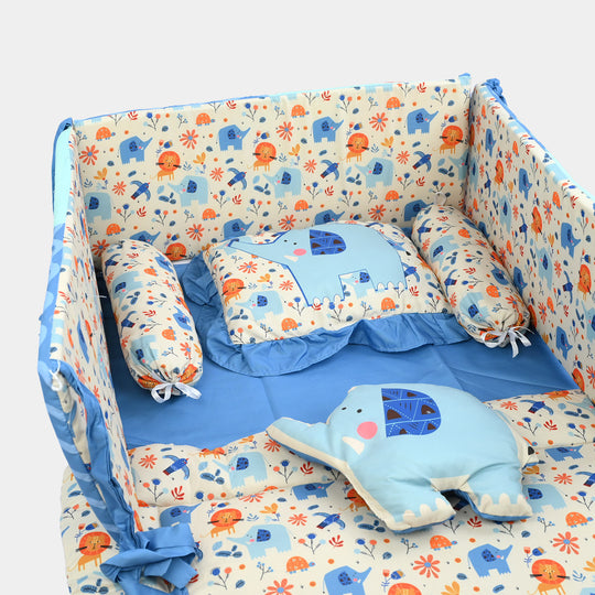 Elephant & Lion Cot Bedding Set