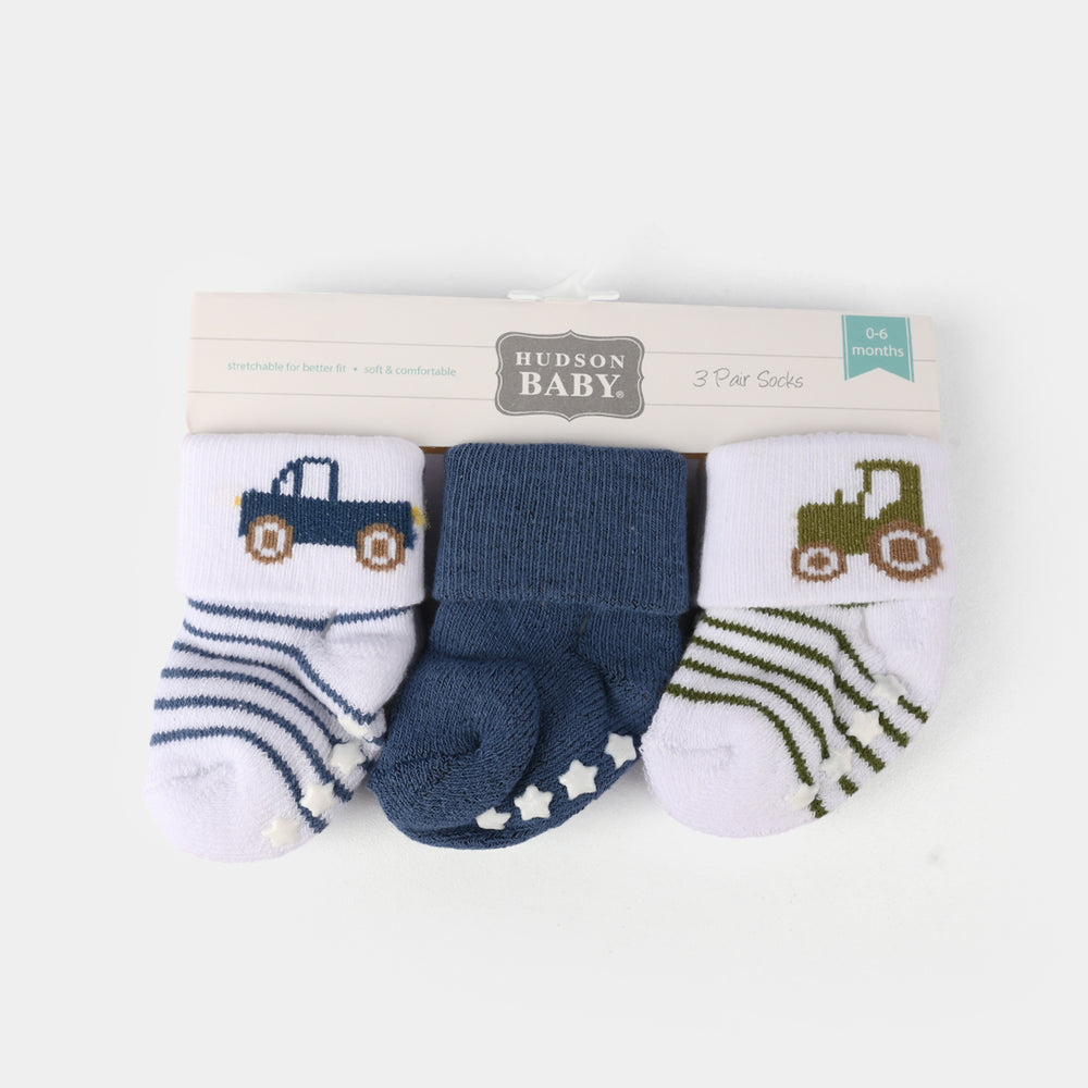 Infant Baby 3 Pair Socks | 0-12M
