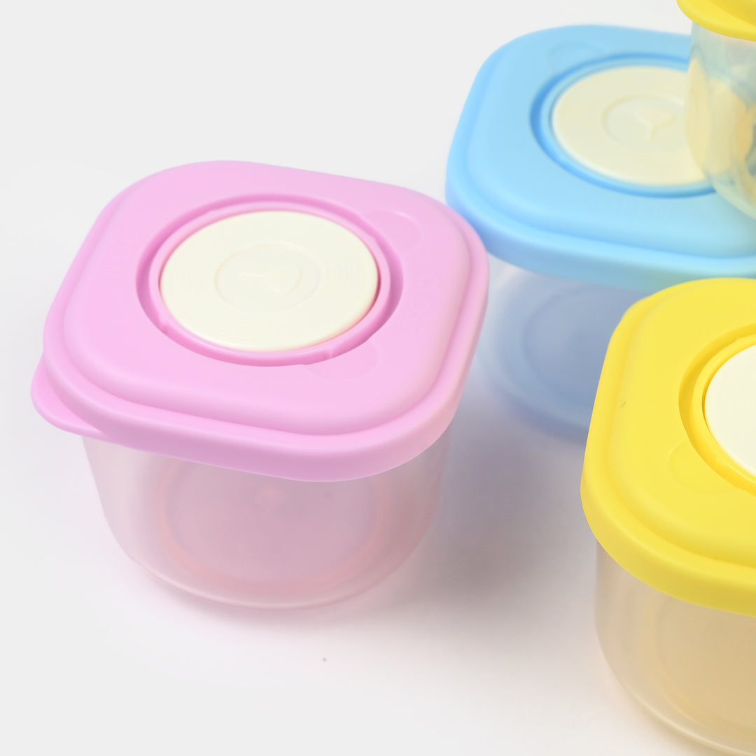 Baby Food Storage Containers Set (6 Pcs)
