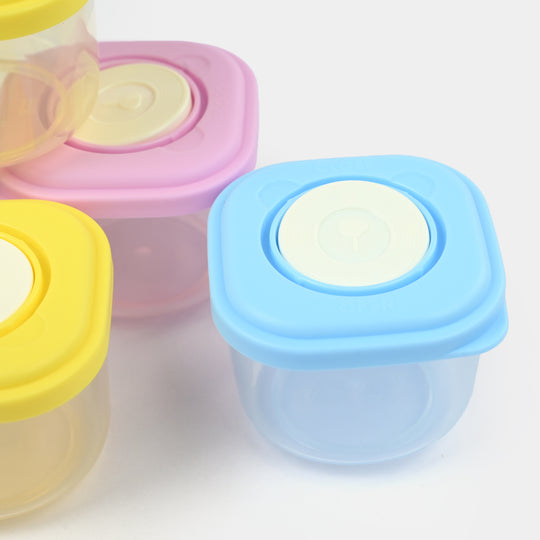 Baby Food Storage Containers Set (6 Pcs)