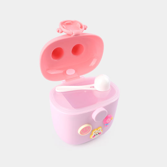 Portable Milk Powder Container | Pink