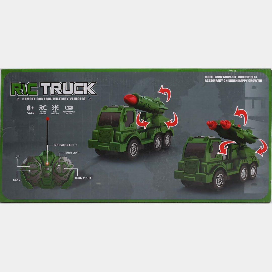 RC Military Truck – Remote Control Missile Launcher Vehicle
