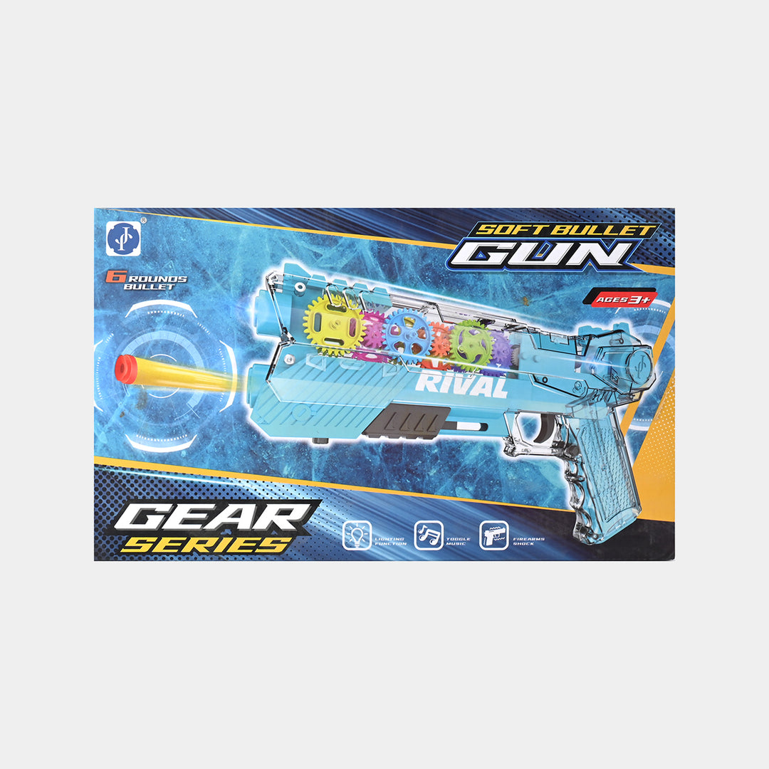 Gear Soft Dart Target Toy With Light & Music