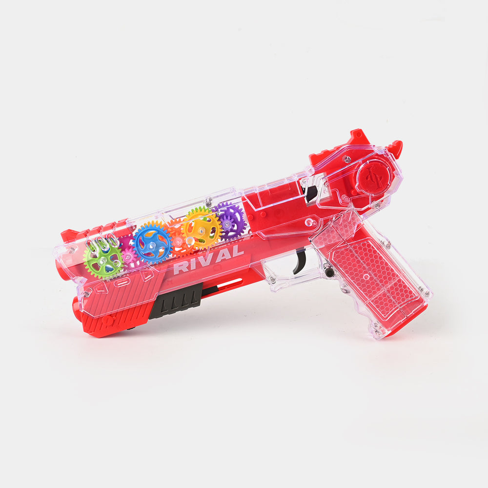 Gear Soft Bullet Gun With Light & Music