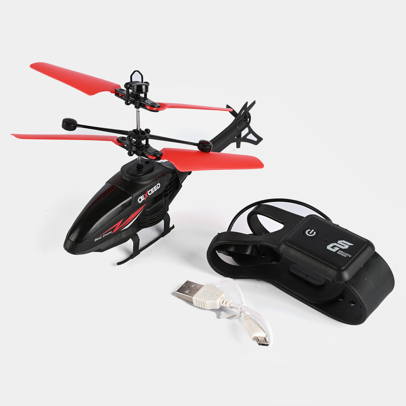 Motion Sensing Helicopter | Red