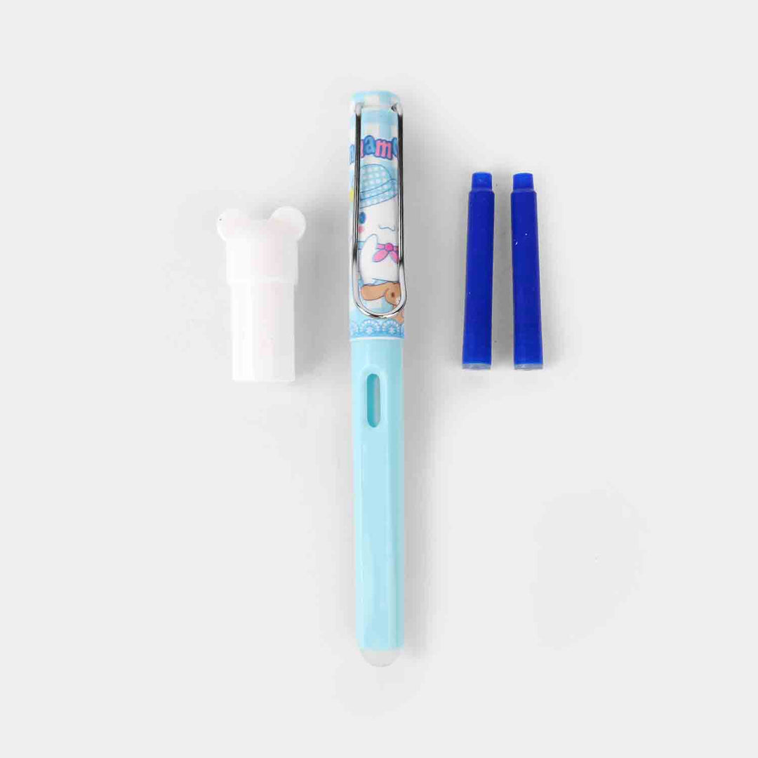Elegant Fountain Pen With 2 Ink Cartridges