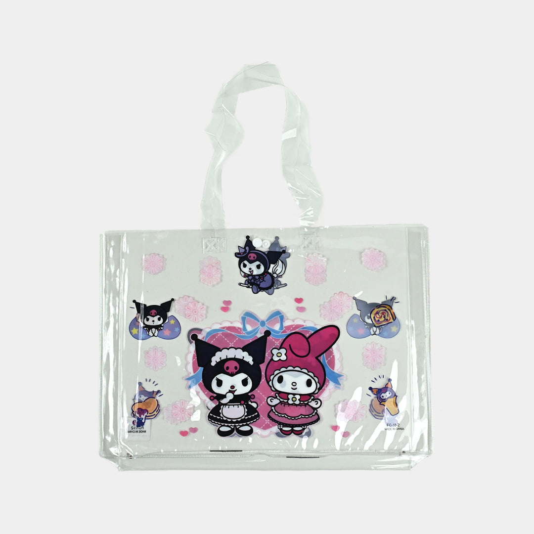 Character PVC File Handbag for Kids