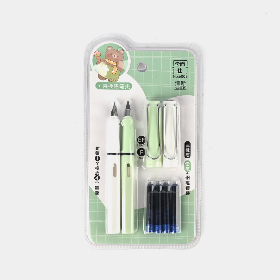 Pen + Pencil With Refill cartridges