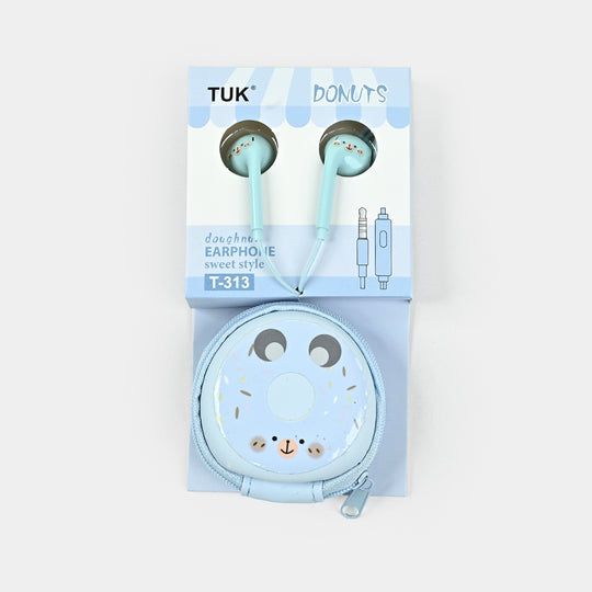 Stylish Fancy Earphones with Zipper Case