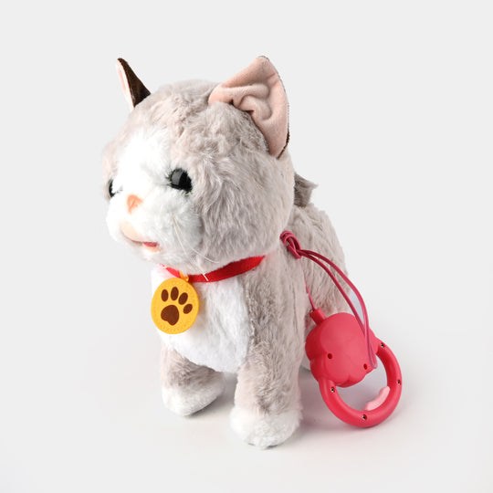 Plush Walking Cat Toy