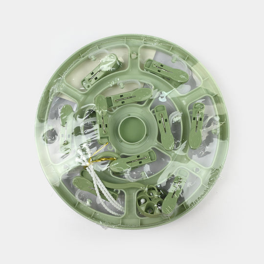 Round Cloth Hanger (10 Clips)