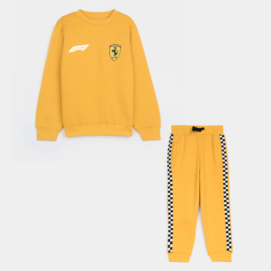 Boys Fleece 2 Piece Suit - Yellow