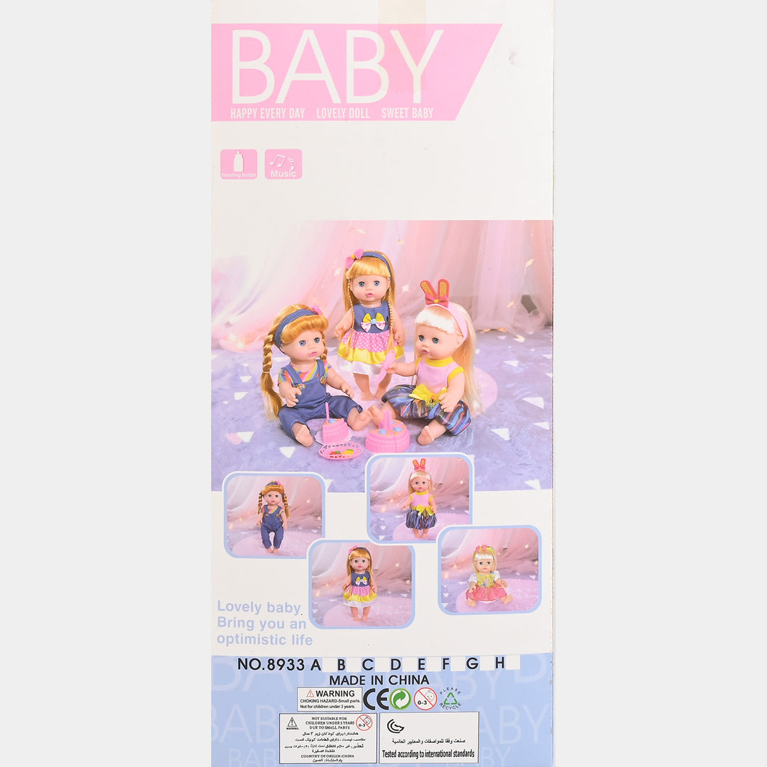 Baby Doll with Feeder With Sound