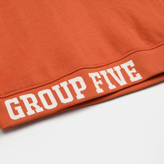 Boys Jersey/Terry 2 Piece Suit - Orange