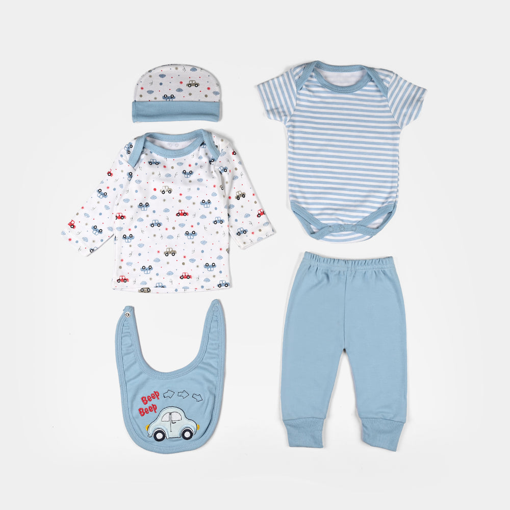 Infant Starter Set 11Pcs Car Powder Blue