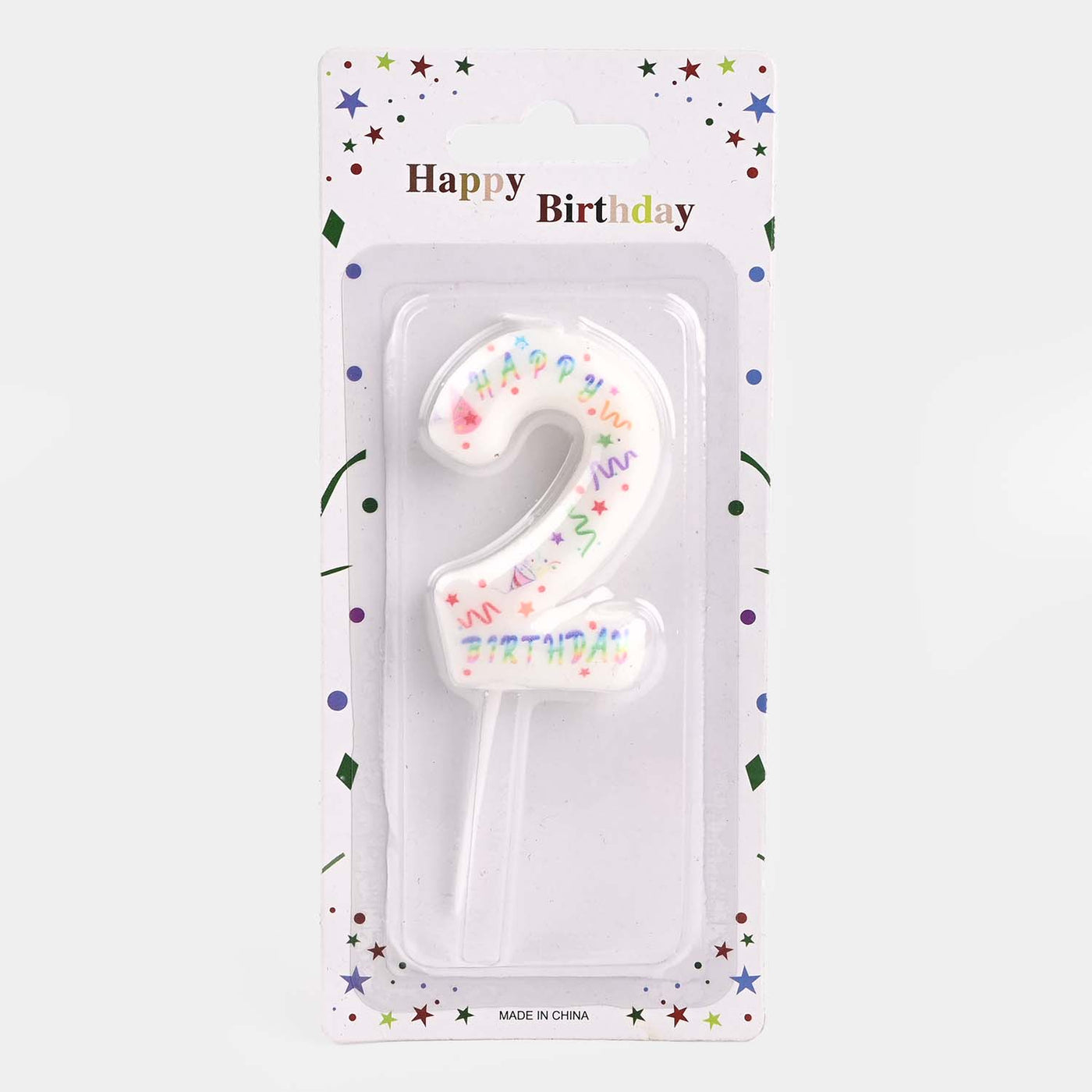 Party Number Candles Digital Cake Topper
