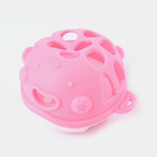 Rattle & Teether | Pink