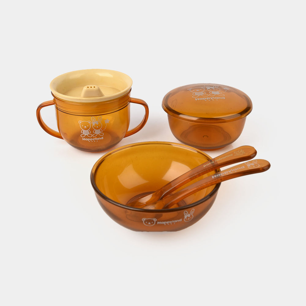 Baby Feeding Set with Spoon and Bowl