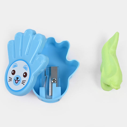 Eraser +Sharpener 2IN1 For Kids