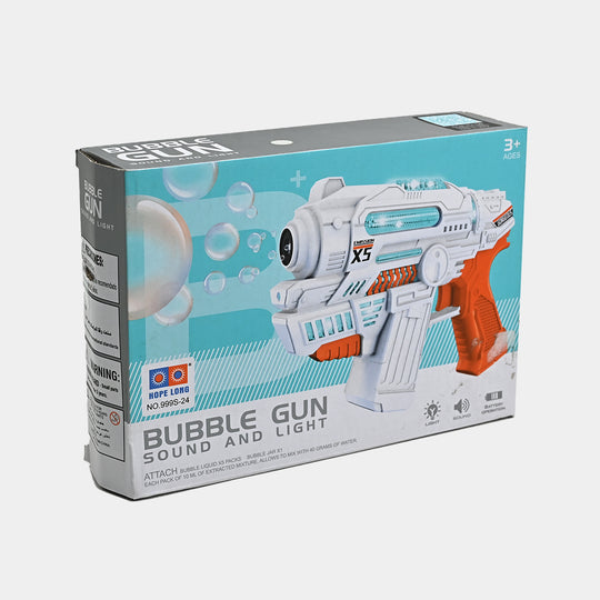 Bubble Blaster Toy with Sound & Light for Kids