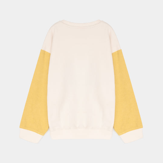 Boys Fleece Sweatshirt DRUM-White