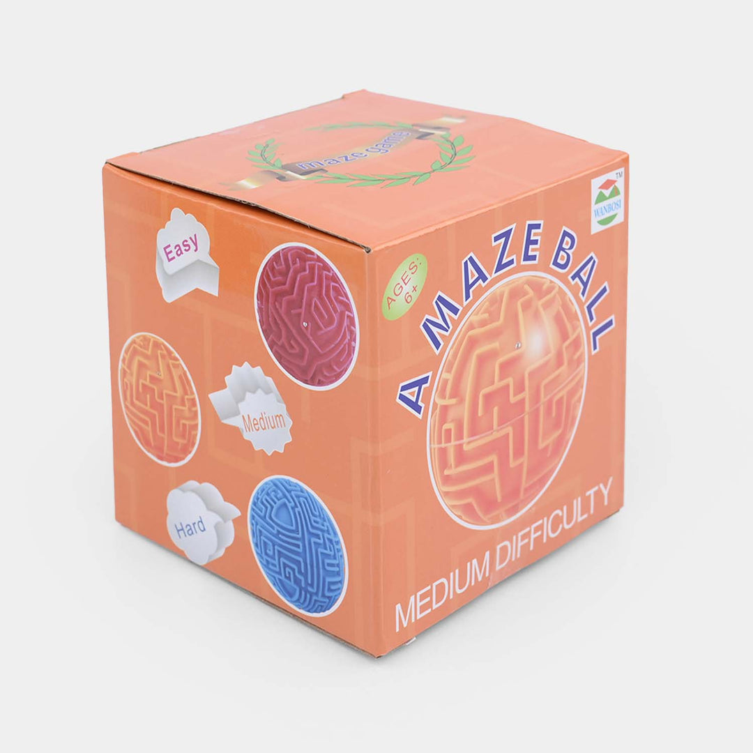 A Maze Ball 3D Brain Teaser Sphere