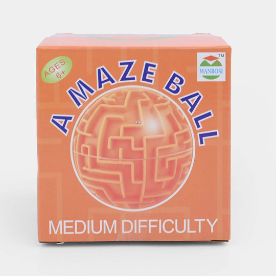 A Maze Ball 3D Brain Teaser Sphere