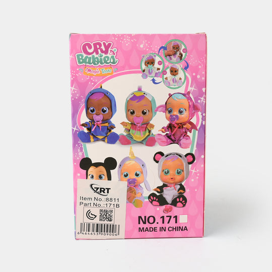 8 Inch Cry Baby Doll Toy