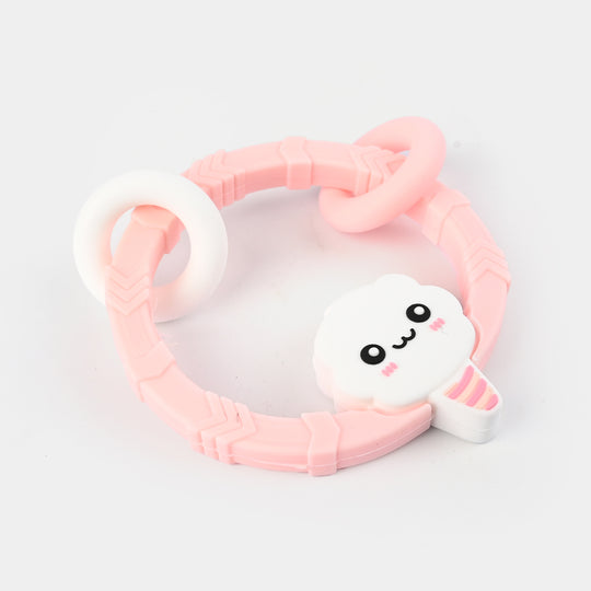 Baby Silicone Teether Ring 3M+