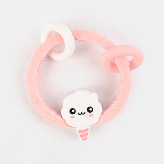 Baby Silicone Teether Ring 3M+