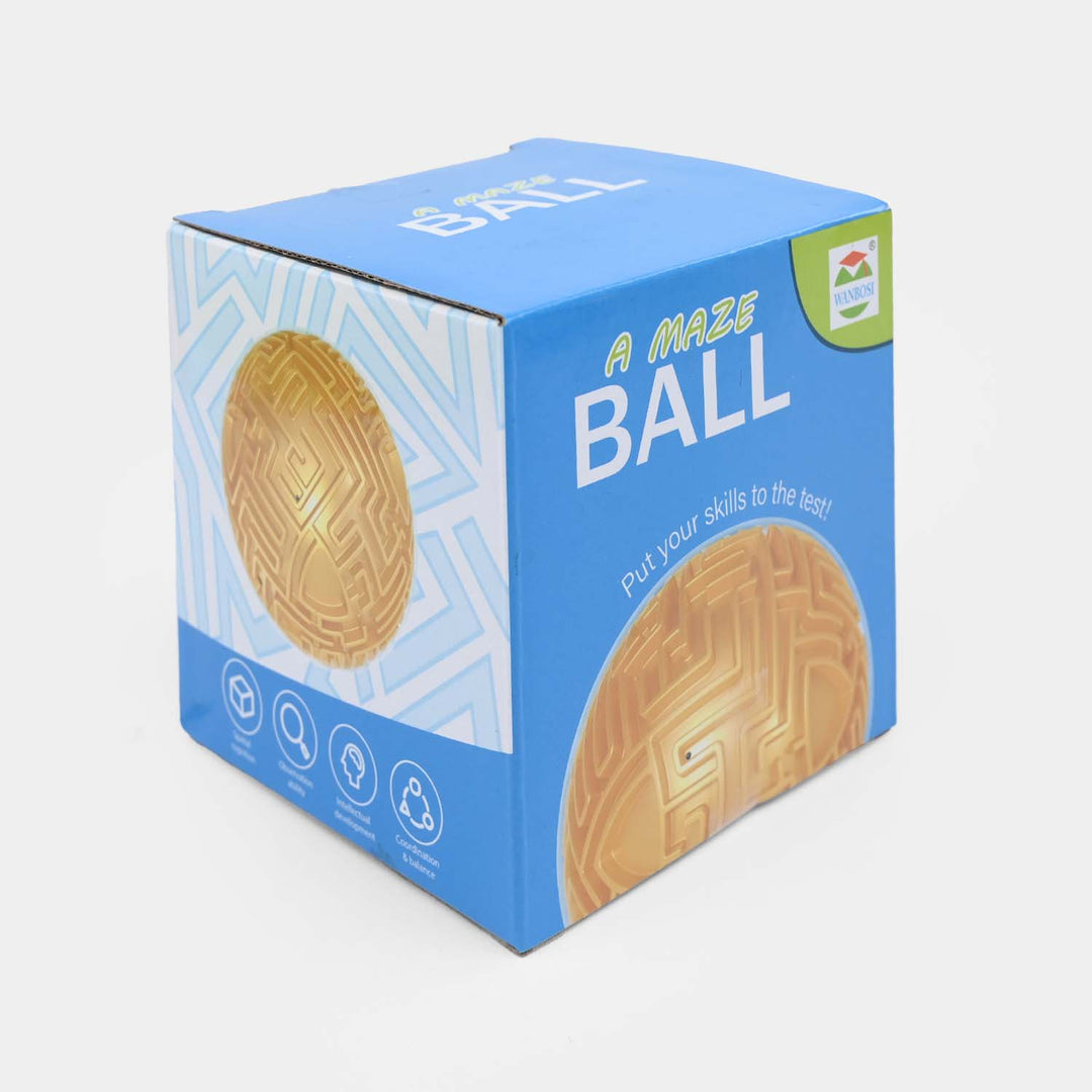 A Maze Ball 3D Brain Teaser Sphere
