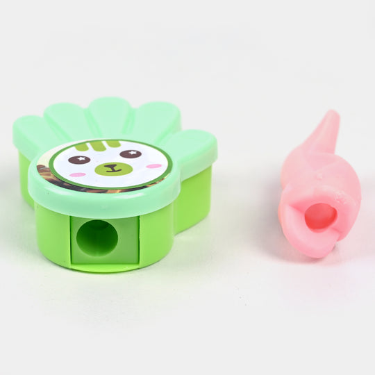 Eraser +Sharpener 2IN1 For Kids