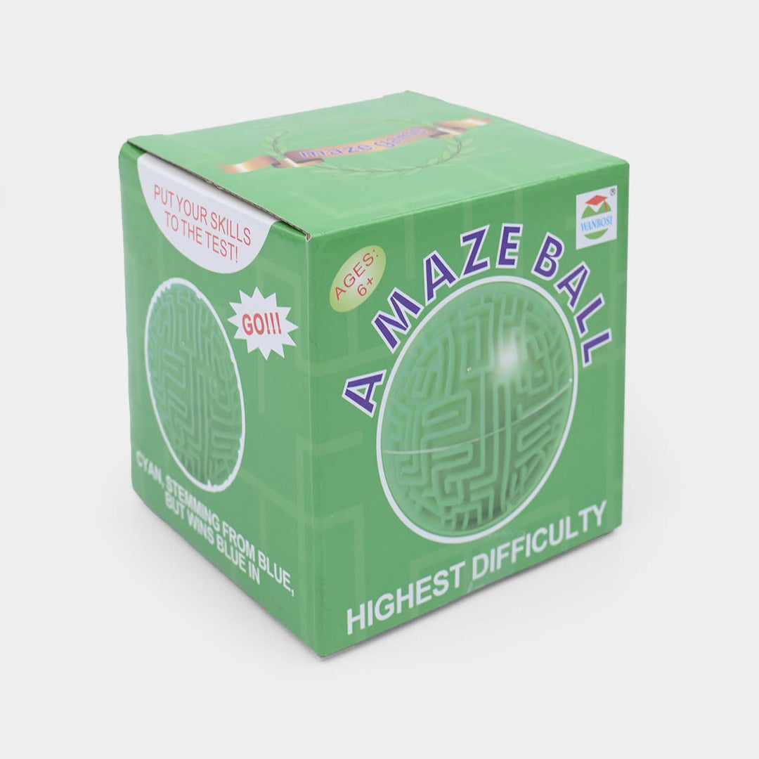 A Maze Ball 3D Brain Teaser Sphere