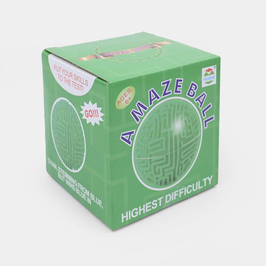 A Maze Ball 3D Brain Teaser Sphere