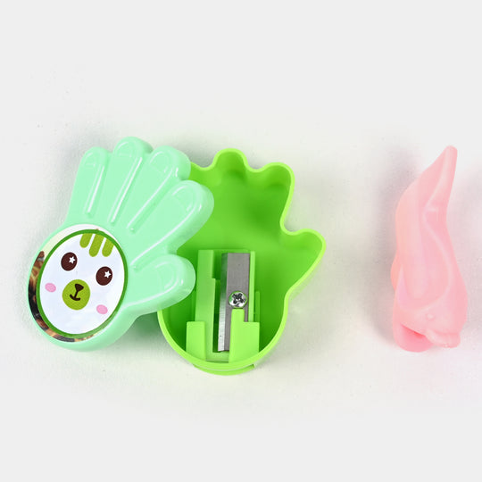 Eraser +Sharpener 2IN1 For Kids