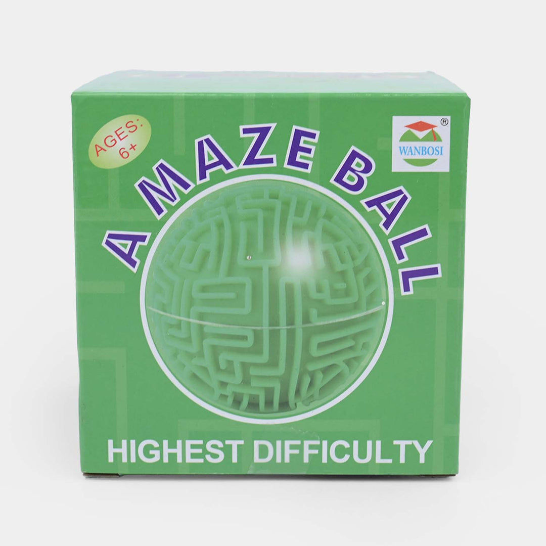 A Maze Ball 3D Brain Teaser Sphere