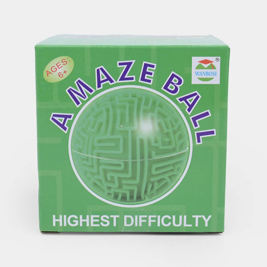 A Maze Ball 3D Brain Teaser Sphere