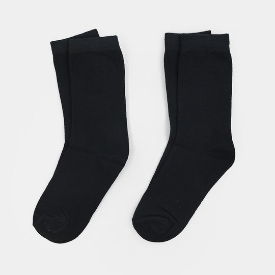 Socks Pack Of 2 Basic-BLACK