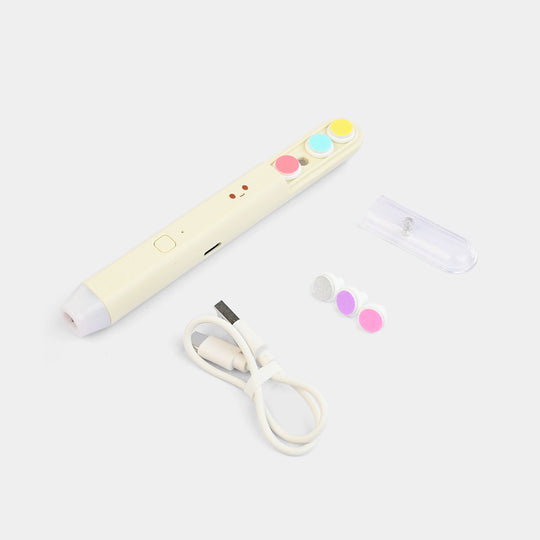 Rechargeable Pen-Style Baby Nail Trimmer | Cream 2852