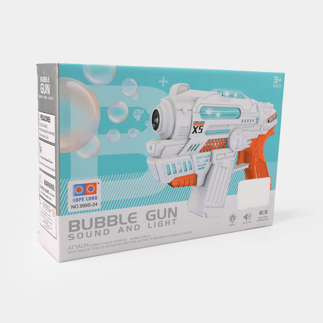 Bubble Blaster Toy With Sound & Light For Kids