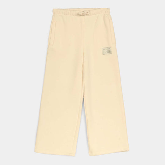 Girls Fleece Culotte Basic-Wood Ash